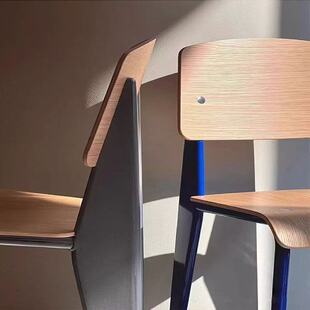 简约家用艺术餐椅设计师Standard Chair Vitra书桌休闲椅子