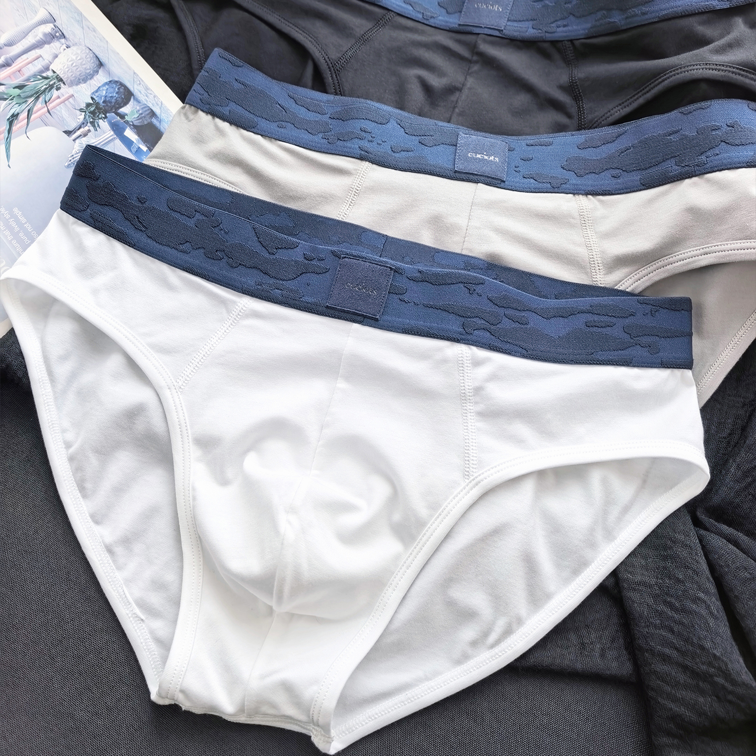 莫代尔棉质感高弹男士内裤性感