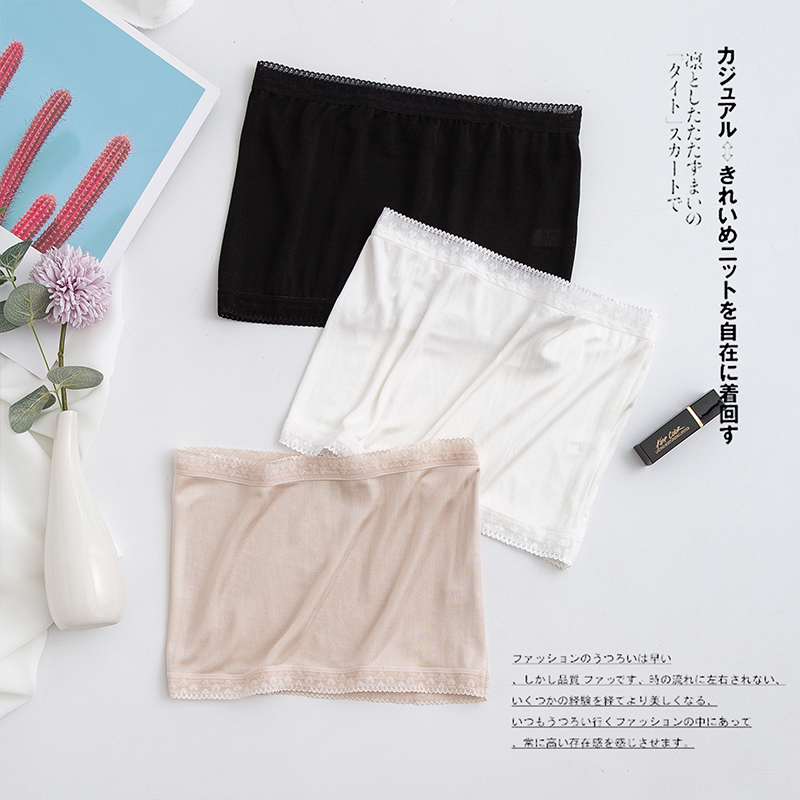 真丝无肩带内衣女抹胸隐形文胸