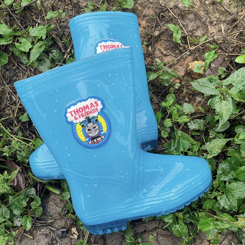 迪士尼高帮男女童雨鞋