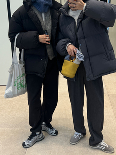 简约宽松中长款 牛牛家 立领面包服羽绒服 STUDIO NEW