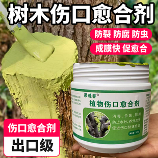 植物伤口愈合剂树皮损伤愈合膏果树锯口剪枝封口胶嫁接涂膜剂糊涂