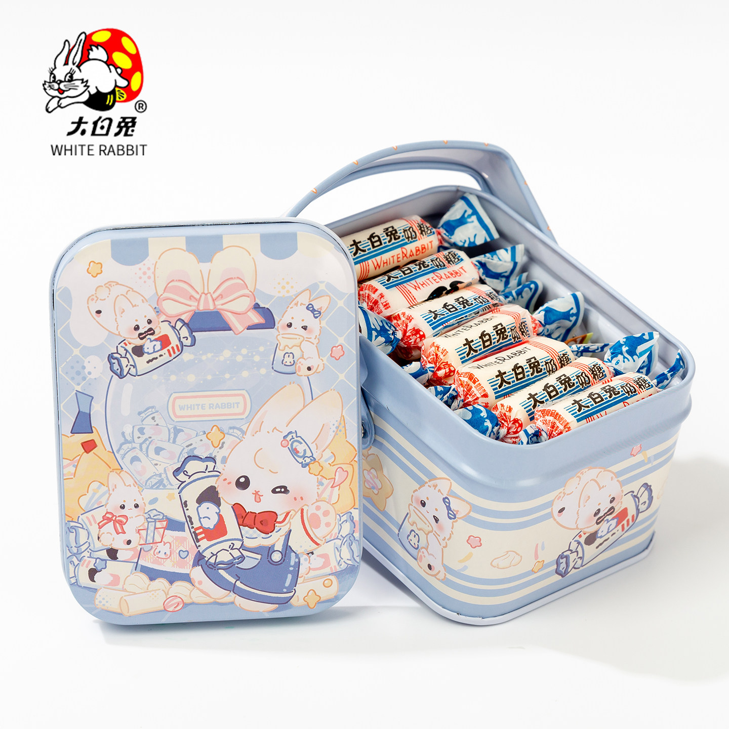 大白兔奶糖混合口味糖果礼盒生日礼物喜糖零食礼包铁盒女生