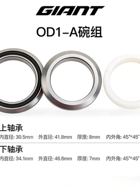 GIANT捷安特TCR DEFY原装碗组9代8代公路车OD1前叉碗组轴承