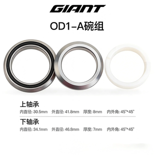 GIANT捷安特TCR DEFY原装碗组9代8代公路车OD1前叉碗组轴承