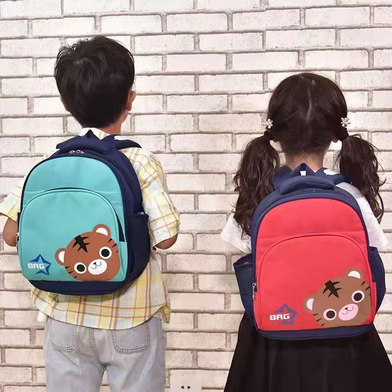 幼儿园书包定制logo男女孩3456岁儿童广告订做印字辅导培训班卡通