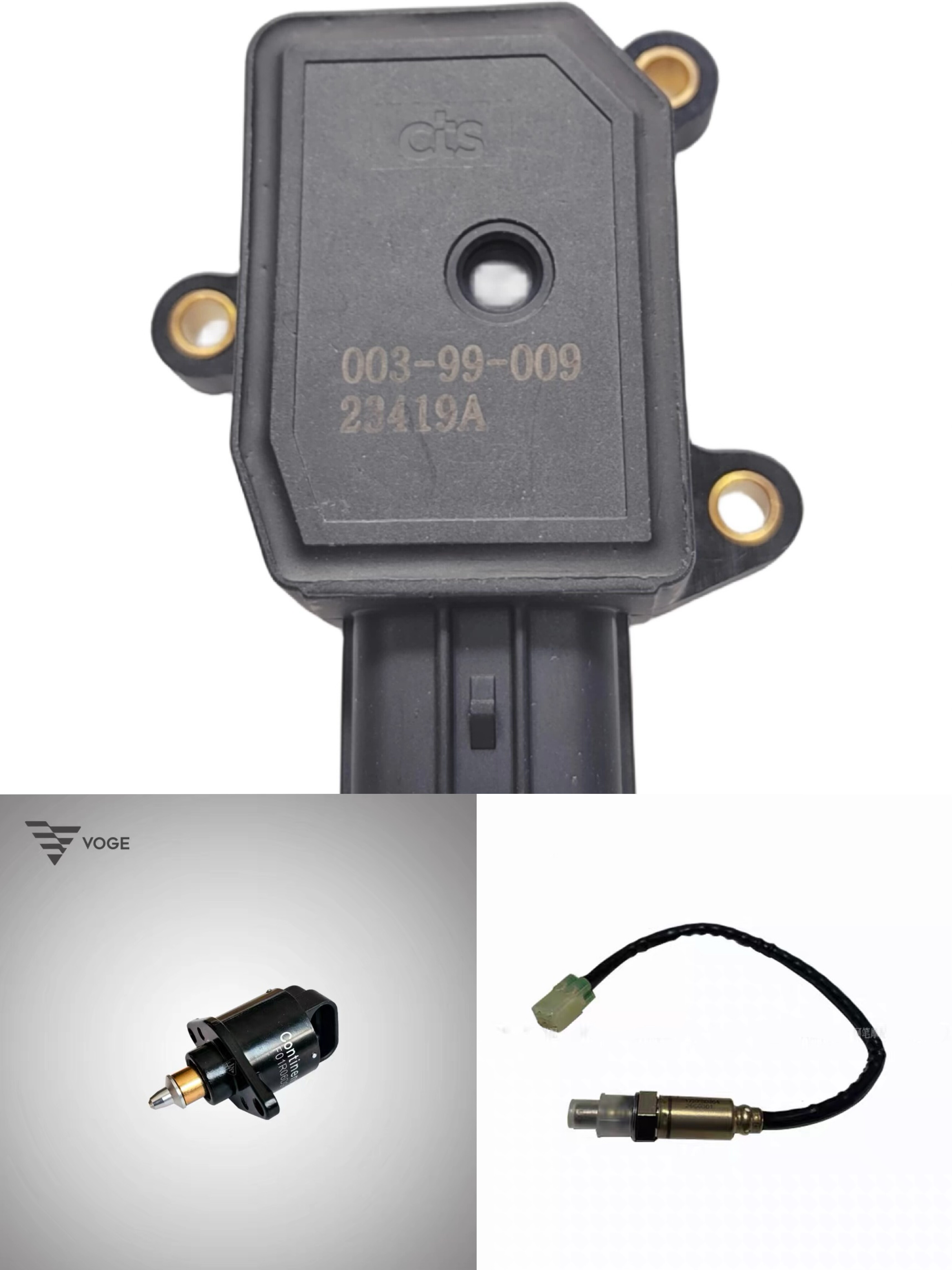 隆鑫LX250-19 LX250T无极Q250 SR250GT节气门怠速马达氧传感器