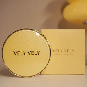 直邮｜VELYVELY蜂蜜光彩气垫BB霜 持久遮瑕水润保湿镇定 自然光泽