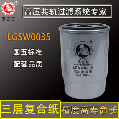 W0035-B柴油精滤芯适配江淮帅铃骏铃柴滤柴油滤清器1105100D825