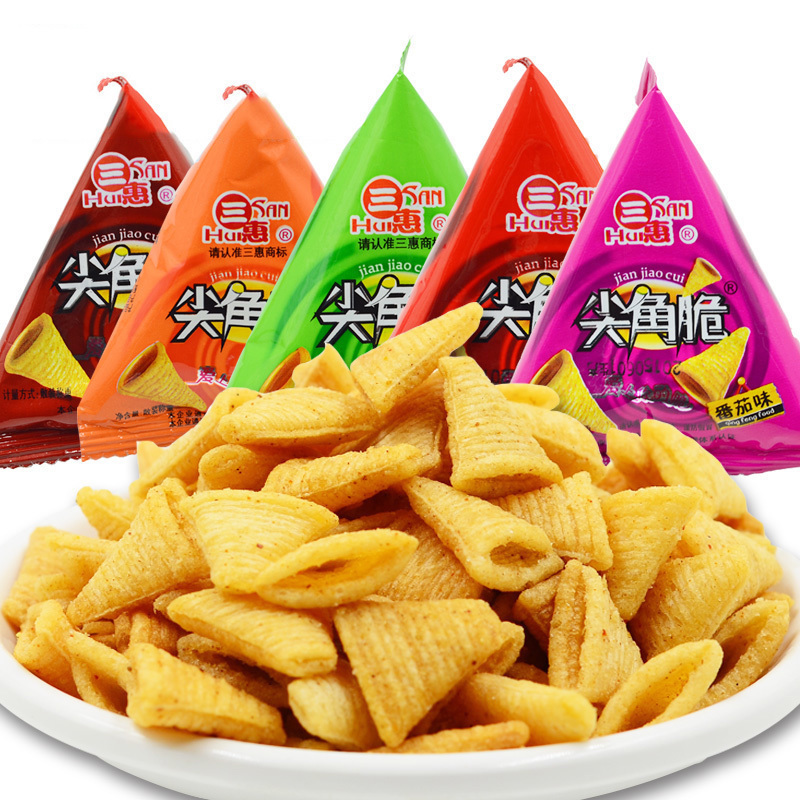 【99减30专区】三惠尖角脆烧烤/香辣/牛肉多口味妙脆角网红零食