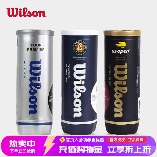 威尔胜美网罐装比赛网球