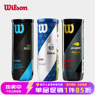 Wilson威尔胜网球上海大师赛美法网专业比赛球威尔逊粉色训练用球