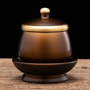 全铜佛前水供杯供佛的杯子仙家用供仙堂供水杯供佛杯供观音净水杯