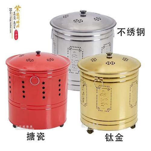 家用祭祀不锈钢烧纸桶聚宝盆