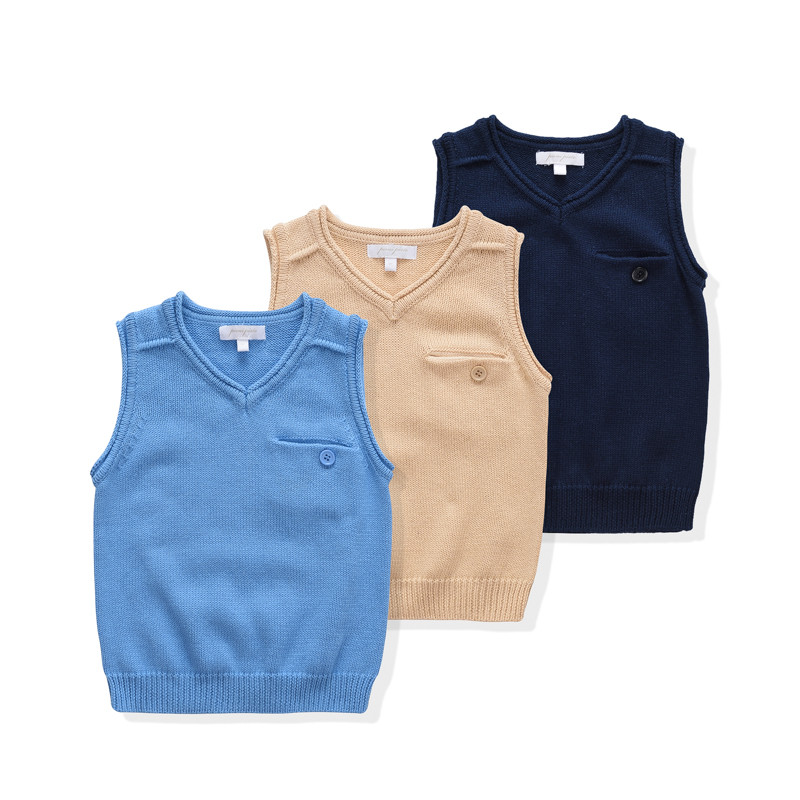 关店清仓28折 男童毛线背心针织马甲秋冬全棉 日系中大童包邮,童装/婴儿装/亲子装,马甲,淘宝优惠券,粉丝福利购,淘宝优惠卷