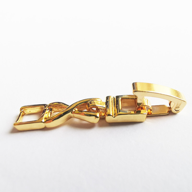 胡二手链专用加长链延长扣首饰金属配件2.4cm镀金银搭扣子长胖子