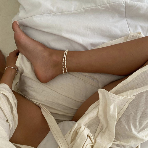 NobleLady天然珍珠脚链