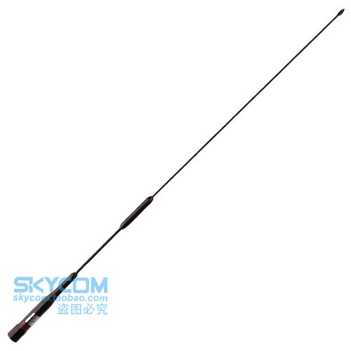 钻石天线 AZ506FX UV双段车载对讲机软质短天线黑色车台苗子 67cm