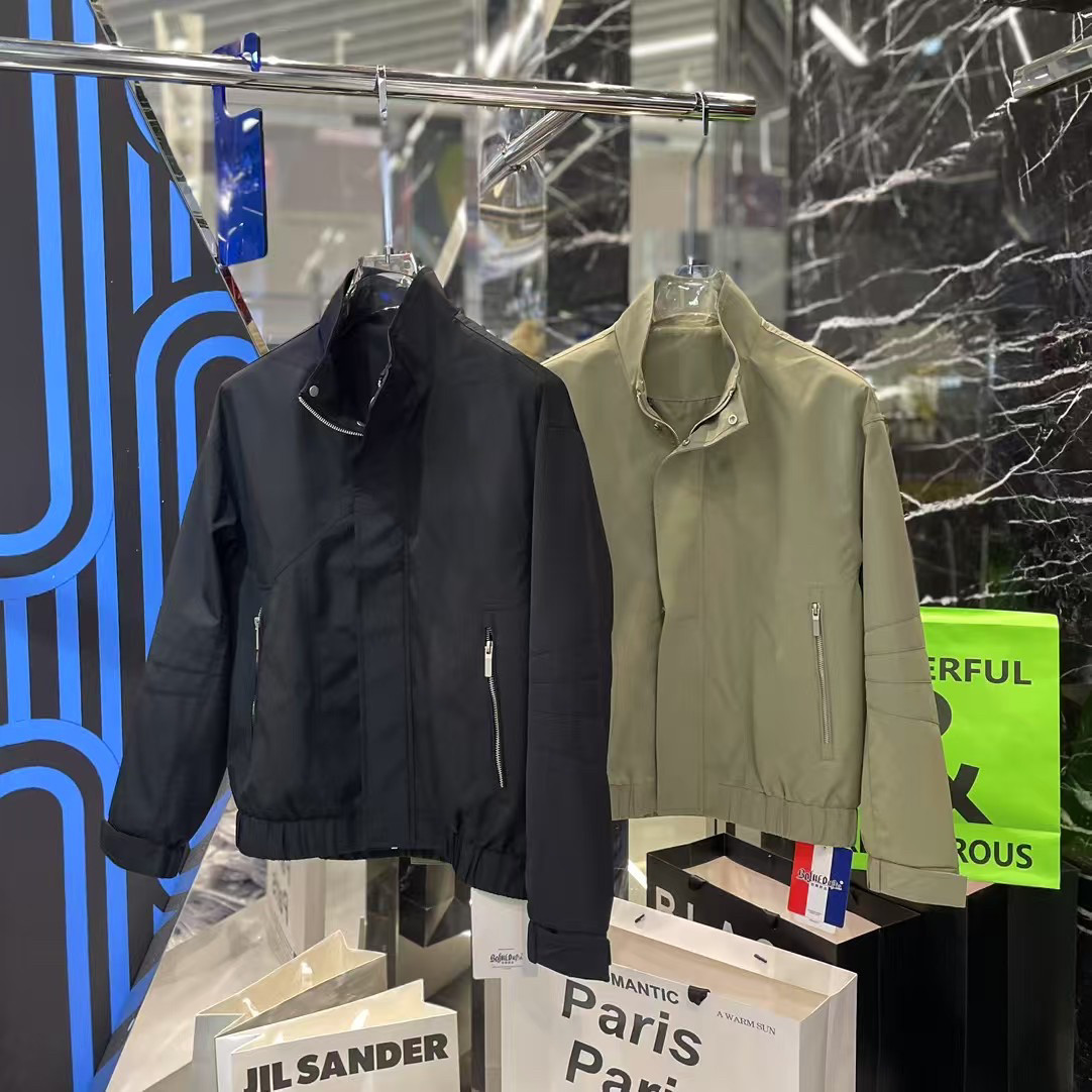 男士夹克2025春季新款时尚简约休闲修身帅气立领百搭潮流薄款外套