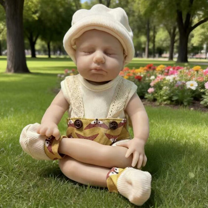 30厘米软糯Q弹仿真娃娃实心硅胶初生婴儿娃娃迷你宝宝送换装