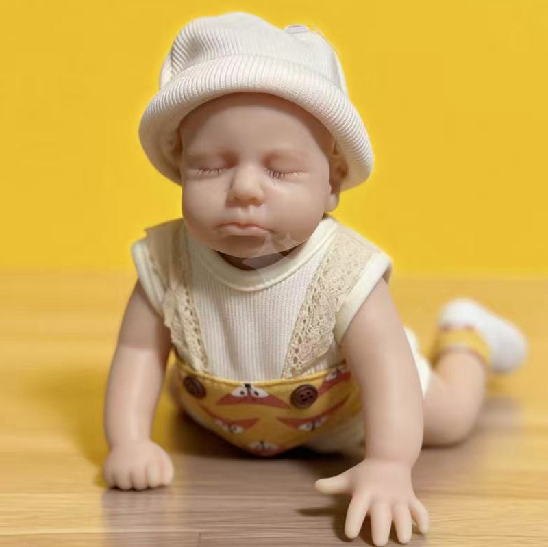 12寸30厘米软胶仿真娃娃实心硅胶初生婴儿娃娃男孩玩具送换装
