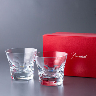 日本代购正品 BACCARAT巴卡拉 白鲸平底杯水晶玻璃酒杯2104388