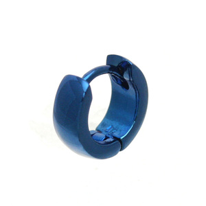 日本代购 AZZURRO 蓝色耳环925银潮男士个性时尚配饰耳饰耳钉