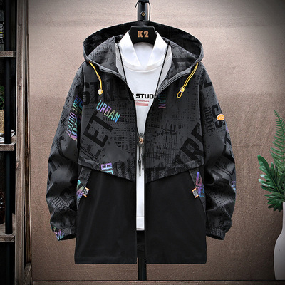 大码外套男春秋款2025新款