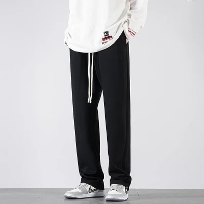 195高个子加长版休闲裤子男生180宽松120cm超长加绒加厚运动卫裤