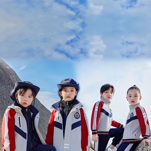 秋冬季校服高中户外青少年冲锋衣男女生初中学生三合一可拆卸外套