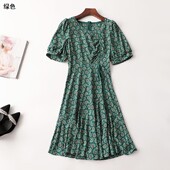 404652亏本清货超值南油高端女装 轻奢气质优雅法式 女人味夏连衣裙