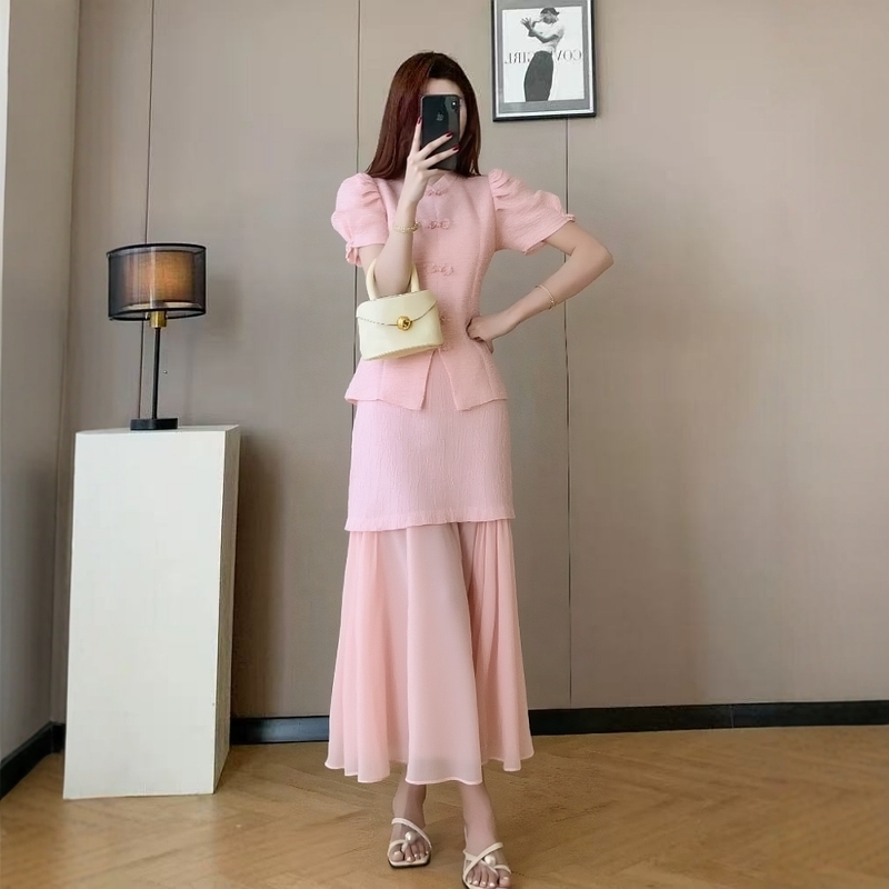 245592强烈推荐南油原创更高货轻奢女人味鱼尾洋气夏加长半身裙