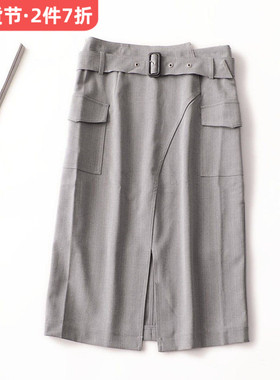 410300 人秋加长半身裙