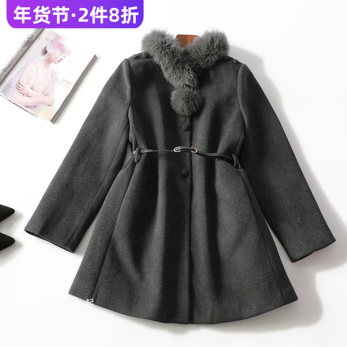 413373 冬长款单排扣长袖羽绒服,女装/女士精品,羽绒服,淘宝优惠券,粉丝福利购,淘宝优惠卷