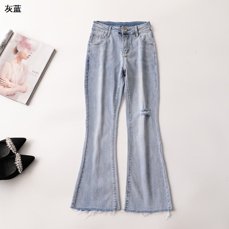 405116 春九分破洞洗水牛仔裤,女装/女士精品,牛仔裤,淘宝优惠券,粉丝福利购,淘宝优惠卷