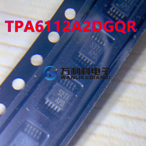 贴片 TPA6112A2DGQR 丝印APD MSOP-10 音频放大芯片