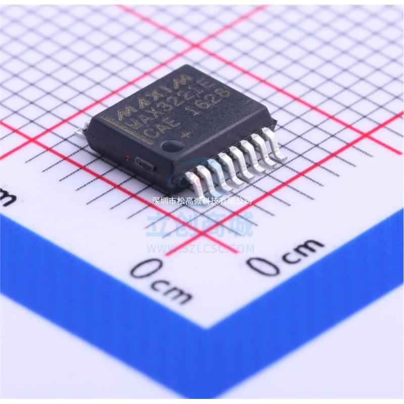 进口 MAX3221ECAE MAX3221E SSOP16 RS-232收发器芯片
