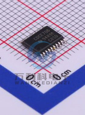 CDCE706PWR 时钟发生器/频率合成器/PLL TSSOP-20封裝 原装正品