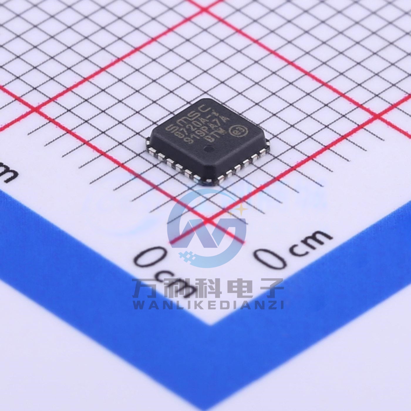 LAN8720AI-CP-TR 以太网收发器QFN-24-EP(4x4)封装 原裝正品