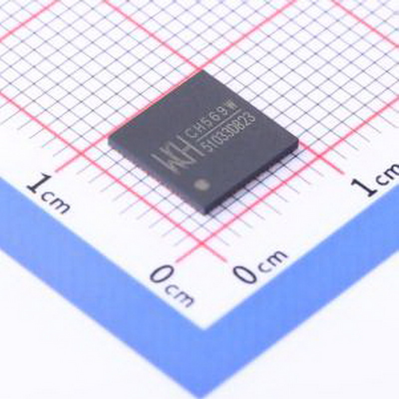 CH569W 单片机(MCU/MPU/SOC) QFN-68-EP(8x8)封裝 原裝正品