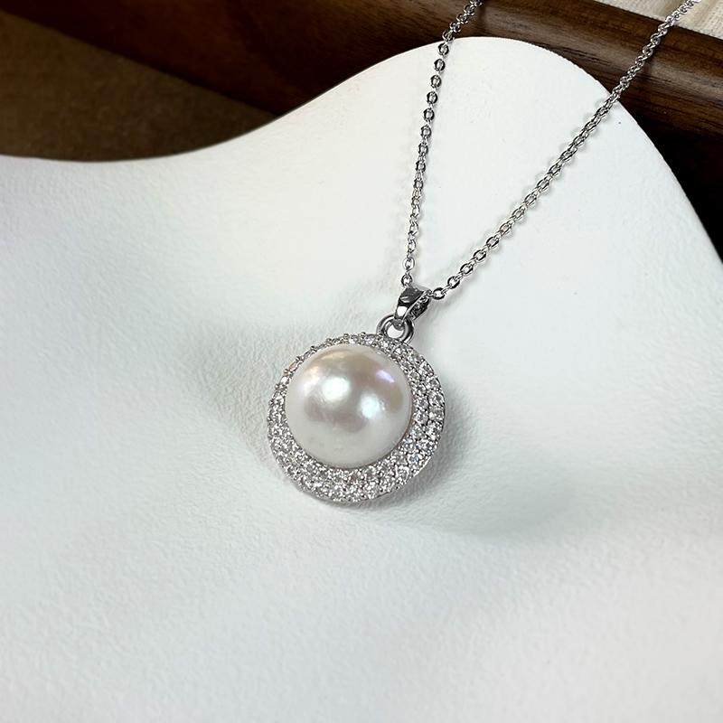 【宁儿8周年宠粉专享】淡水有核13mm珍珠吊坠X6502001,珠宝/钻石/翡翠,颈饰,淘宝优惠券,粉丝福利购,淘宝优惠卷