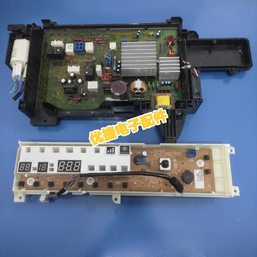 松下滚筒洗衣机XQG100-EG12T/XQG100-EG12N/13N/EG125电脑显示板