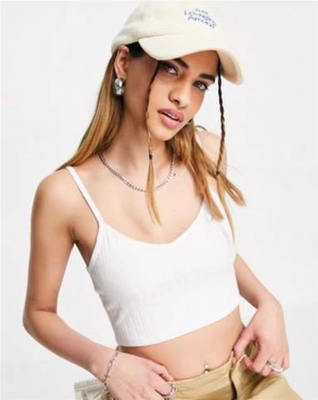 KISSGYM cotton家 女士螺纹弹力吊带衫