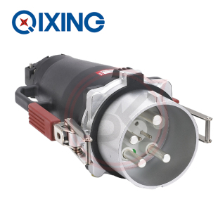 400A 250A IP67 头用QX启星大电流工业插头插座4芯5芯200A 岸电码