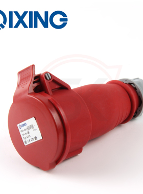 5孔16A工业连接器插头QX5 3P+N+E工业防水插头 380V IP44厂家直销