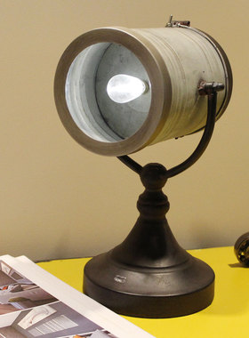 朋克工业风夜灯摆设金属工艺品