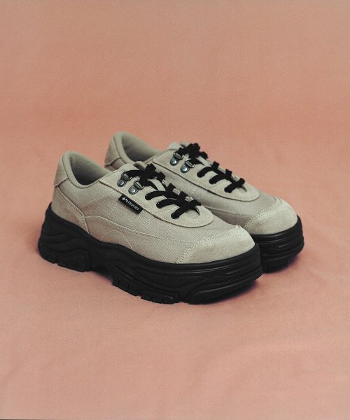 首尔的米家otzshoes男款女款3300系列松糕卡其帆布翻皮休闲渔夫鞋
