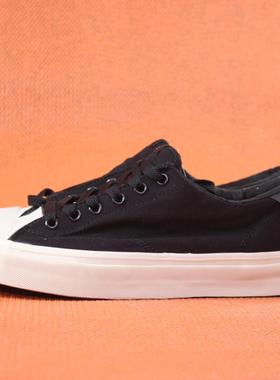 首尔的米家STRAYE 男鞋STANLEY黑米色帆布系带休闲运动鞋滑板鞋