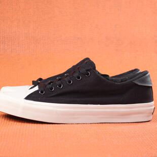 首尔的米家STRAYE 男鞋STANLEY黑米色帆布系带休闲运动鞋滑板鞋