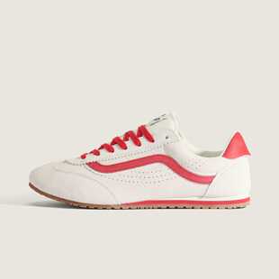 首尔的米家VANS女鞋SUPER LOWPRO米粉色翻皮休闲滑板鞋运动鞋